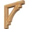 Ekena Millwork Merced Block Rough Sawn Bracket, Western Red Cedar, 6"W x 44"D x 44"H BKT06X44X44MRC05RWR - alternate 1